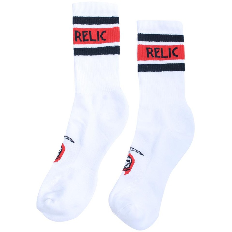 Relic Reaper Sock – White/Black/Red