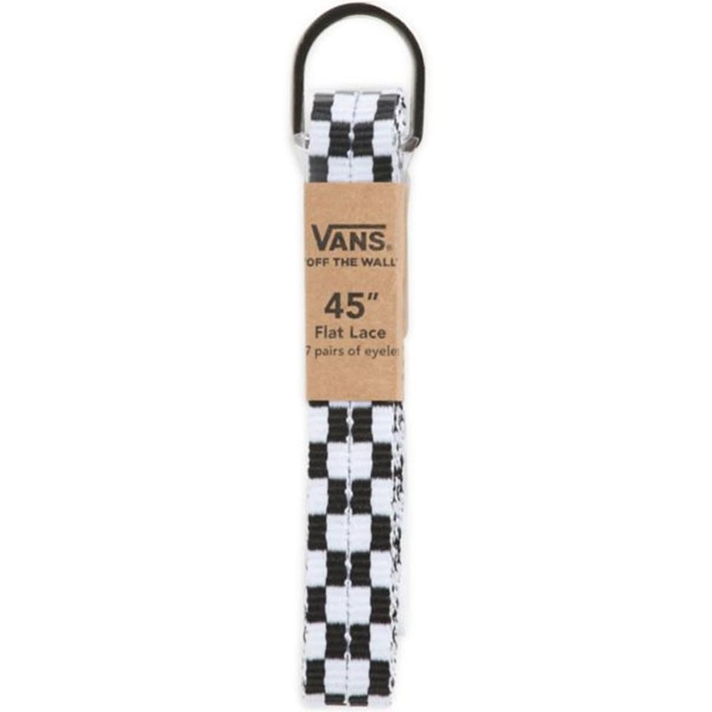 Vans Laces 45- Black/White Checkerboard