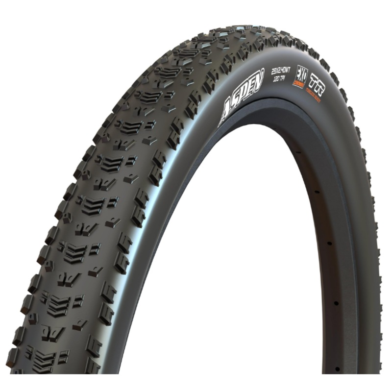 Llanta Maxxis Aspen 29×2.4-PLEGABLE / 170 TPI / MAXXSPEED/EXO/TR & PLEGABLE / MAXXSPEED/EXO/TR & WT / PLEGABLE / NEGRO / 120 TPI / EXO/TR
