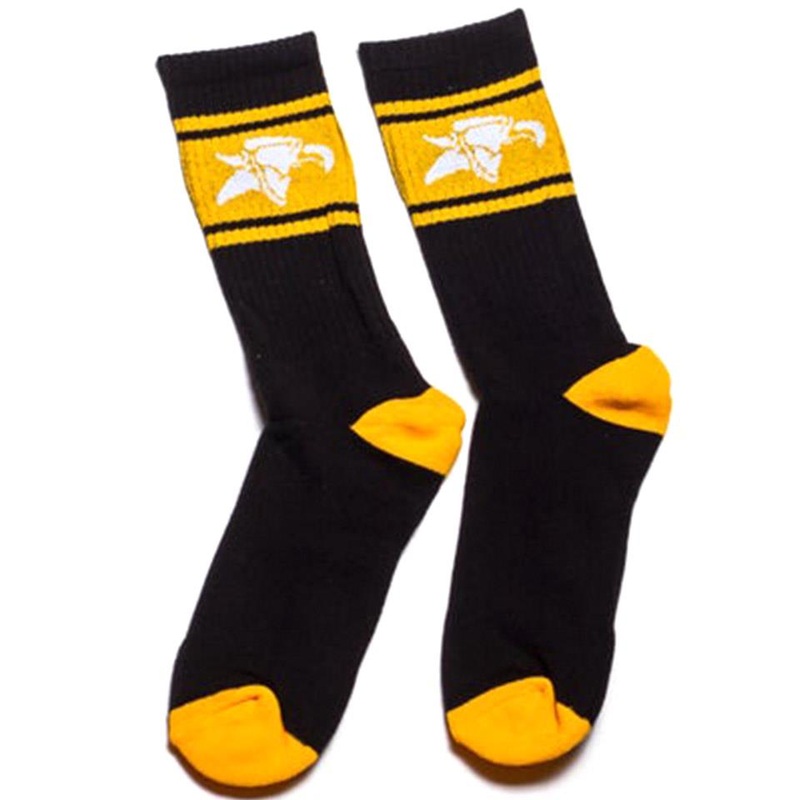 Animal High Socks – Black/Yellow