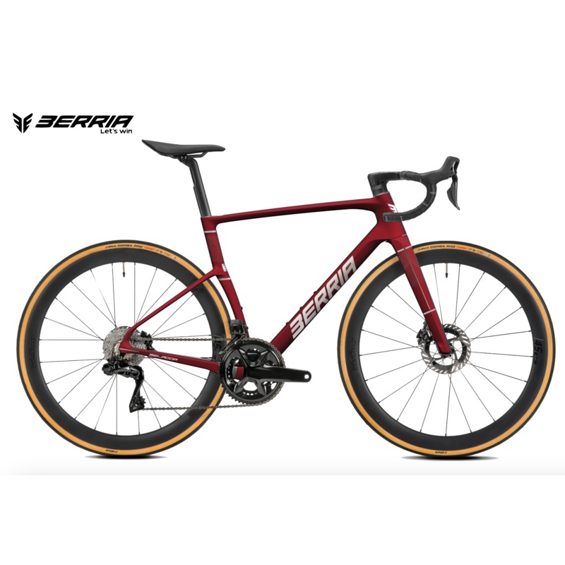 BERRIA RUTA BELADOR PRO RIVAL AXS C/POTENCIOMETRO TALLA S (53) RAPID RED GLOSS