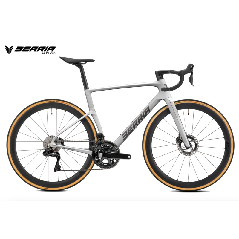 BERRIA RUTA BELADOR PRO RIVAL AXS C/POTENCIOMETRO TALLA S (53) WHITE SUCCESS GLOSS