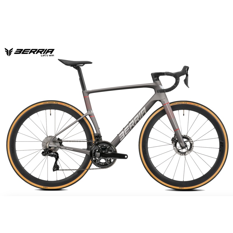 BERRIA RUTA BELADOR PRO RIVAL AXS C/POTENCIOMETRO TALLA XS (51) GRAY SCALE MATTE