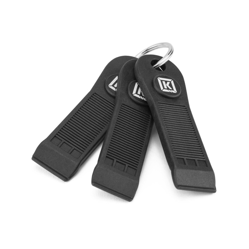 Kink Tire Levers With Key Ring – Black