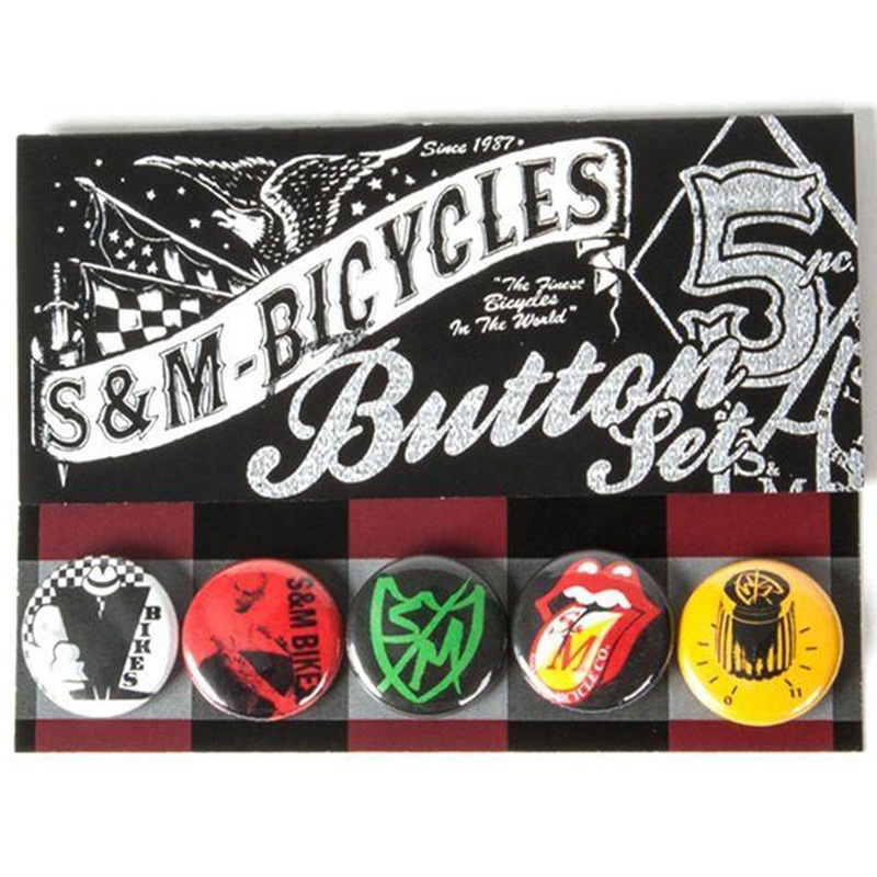 S&M Button Pack-Black