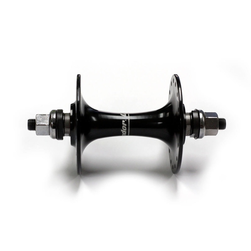 Condor Uno Front Track Hub-32H & 36H-BLACK