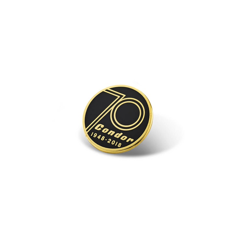 Condor 70th Anniversary Enamel Pin Badge
