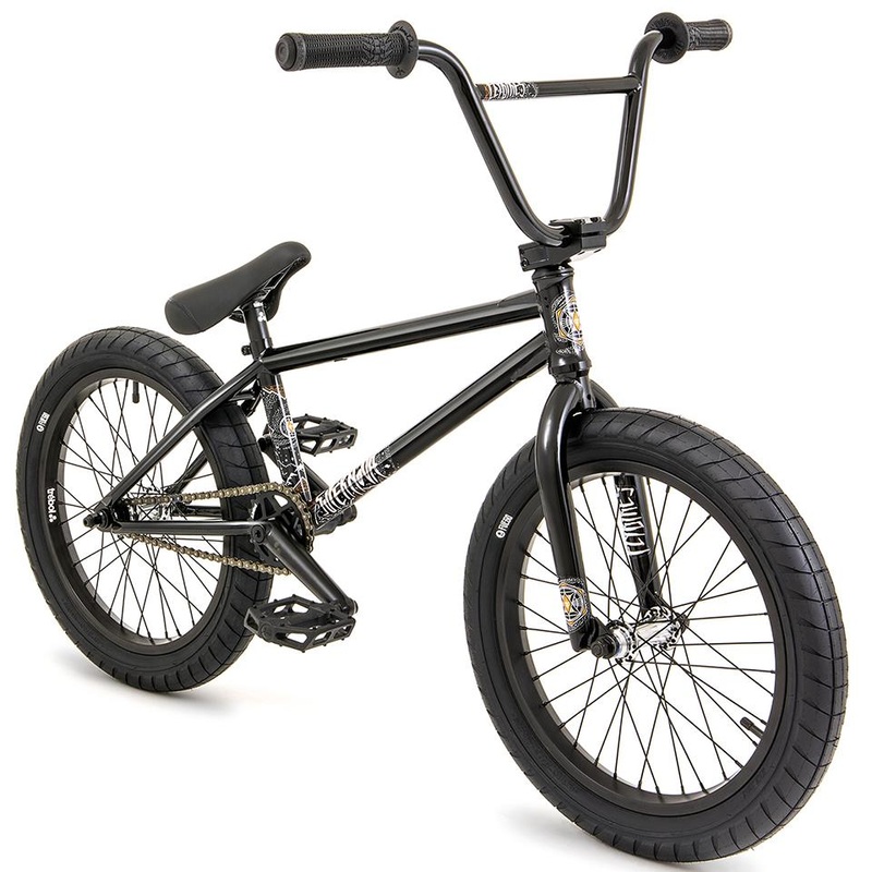 Fly Supernova 18 BMX Bike-Gloss Black & Metallic Red-RHD