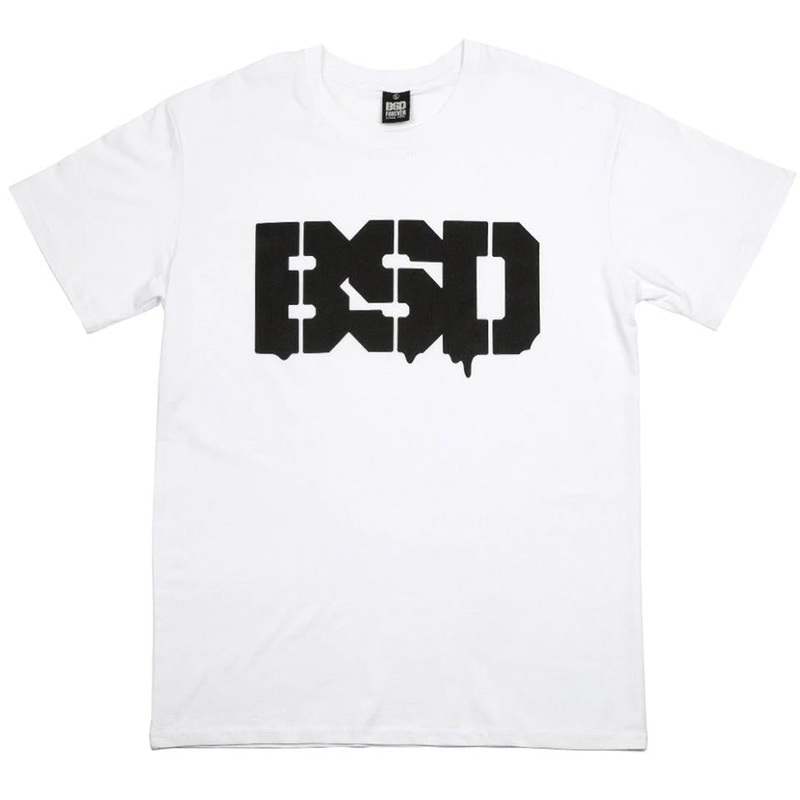 BSD Drip T-Shirt – White-X Large & XX Large & Small & Medium & Large