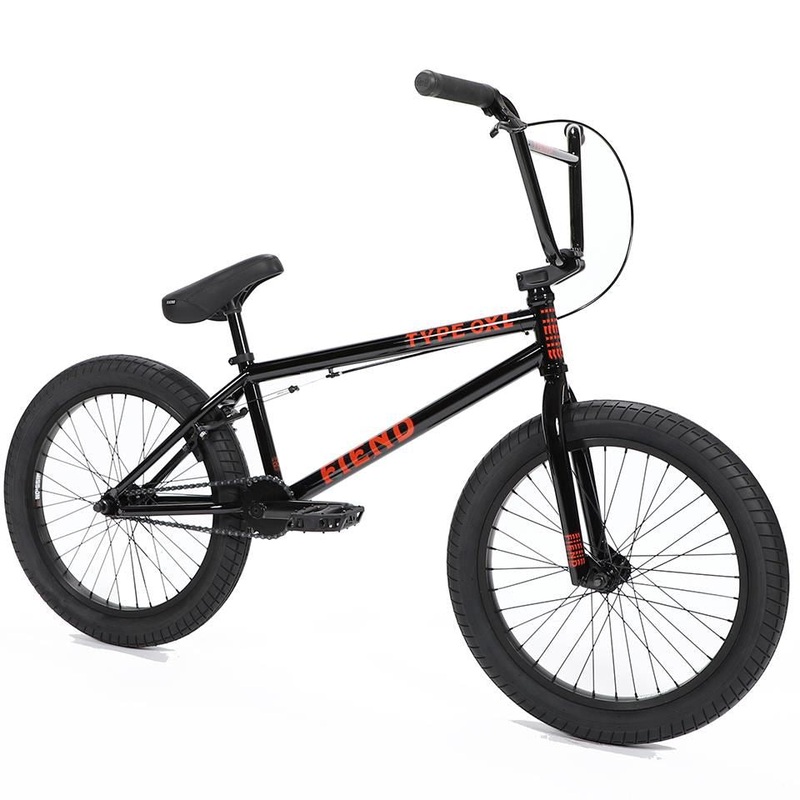 Fiend Type O XL BMX Bike 2022-Gloss Black