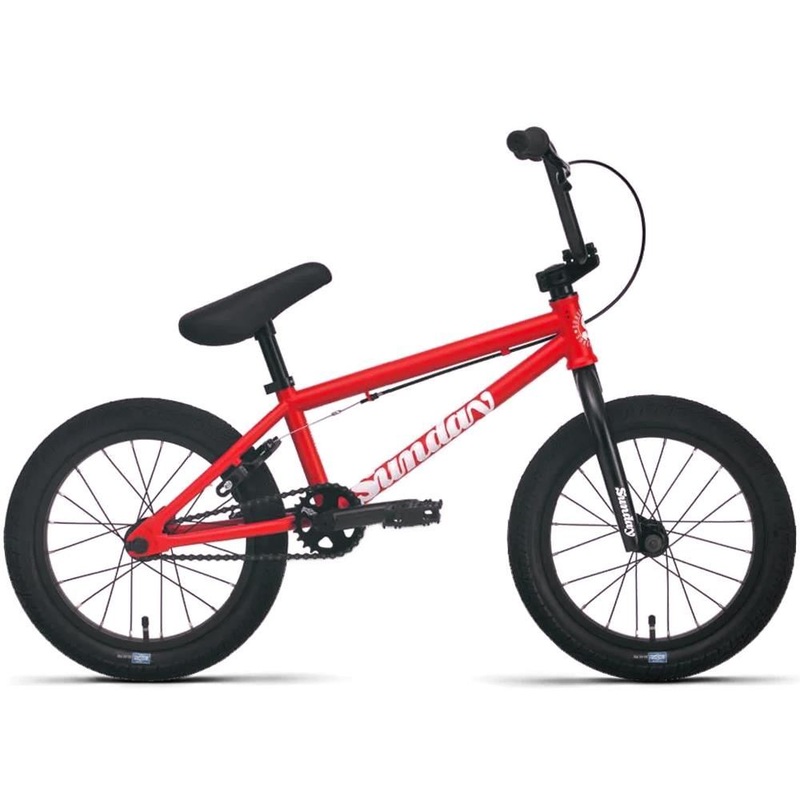 Sunday Primer 16 BMX Bike-Matte Fire Engine Red