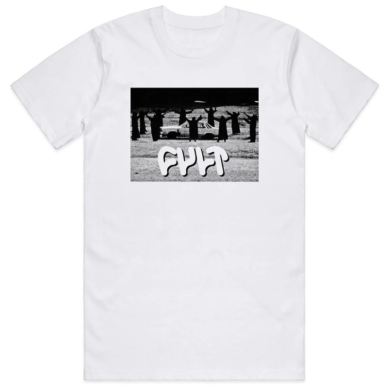 Cult Ritual T-Shirt – White-X Large & Medium & XX Large & Large