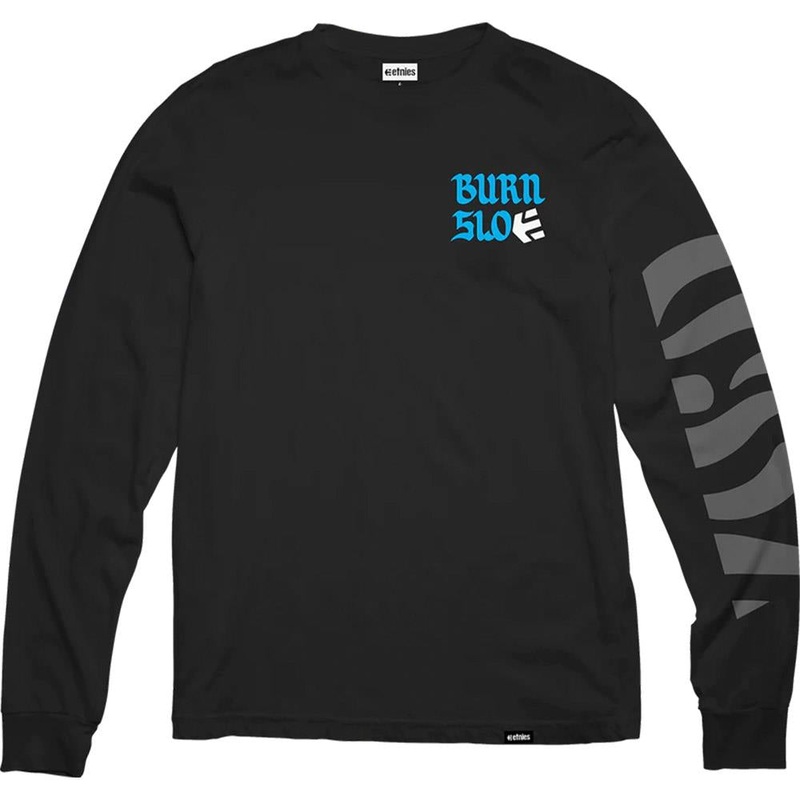 Etnies Burn Slow Long Sleeve T-Shirt – Black