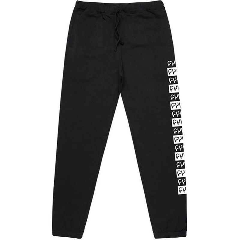 Cult Pattern Sweat Pants –  Black