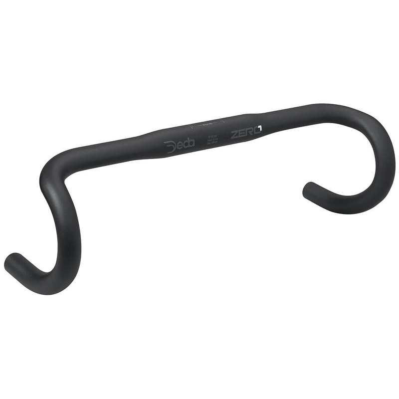 Deda Zero 1 Ergo Handlebar-40CM & 42CM & 44CM & 46CM-BLACK ON BLACK