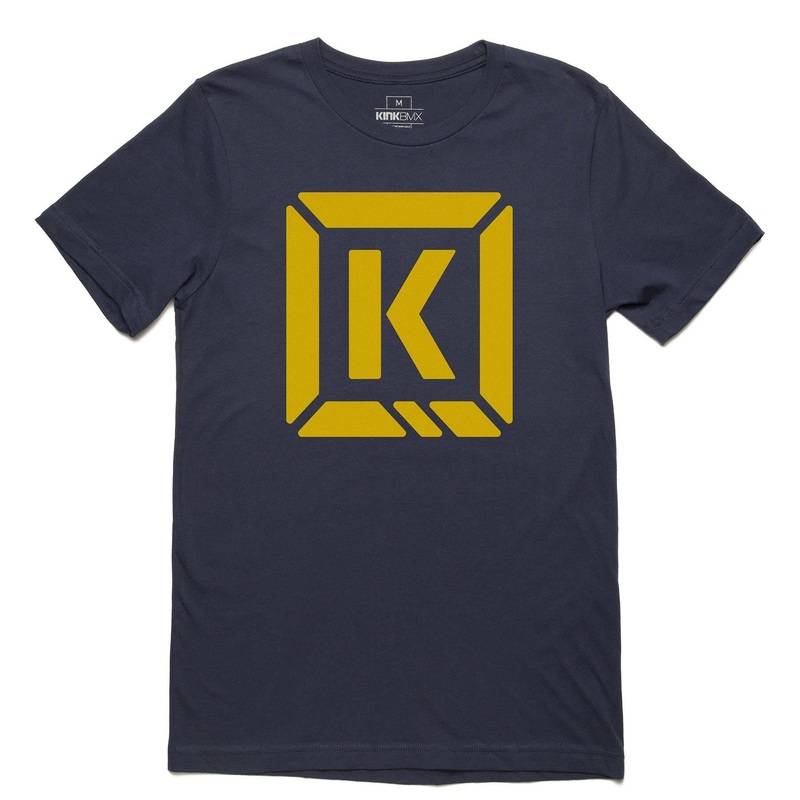Kink Represent T-Shirt – Navy/Gold