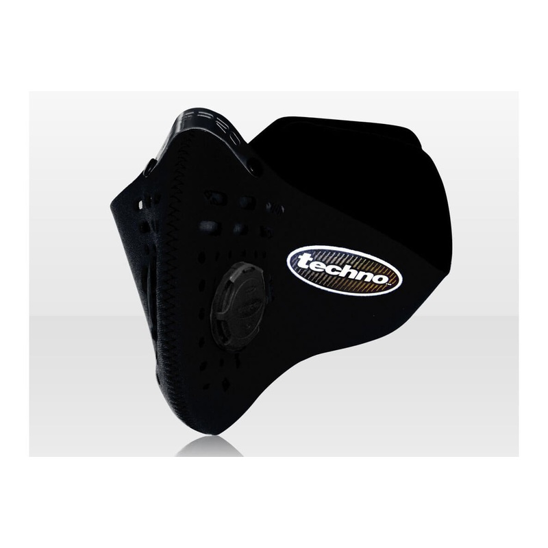 Respro Techno Pollution Mask-MEDIUM & LARGE & X-LARGE-BLACK