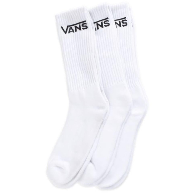 Vans Classic Crew Socks 3 Pack – White