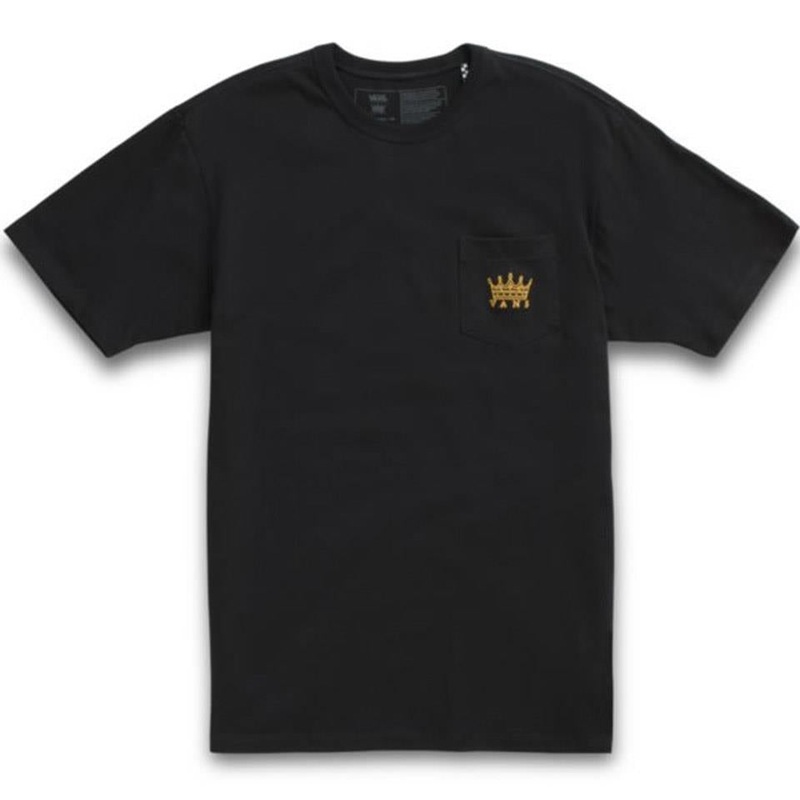 Vans X Dan Lacey Off The Wall Pocket T-Shirt – Black