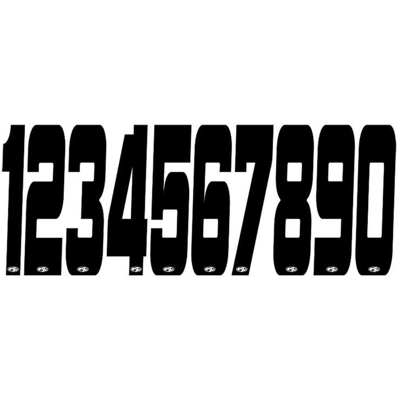 Answer Race Number Plate Stickers