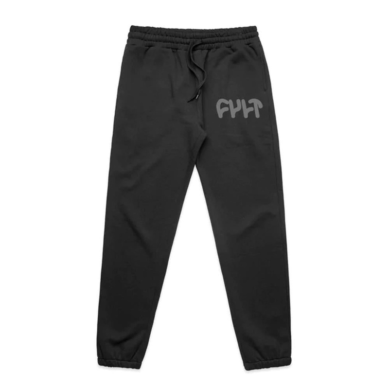 Cult Logo Sweatpants – Black-X Large & Medium & Large