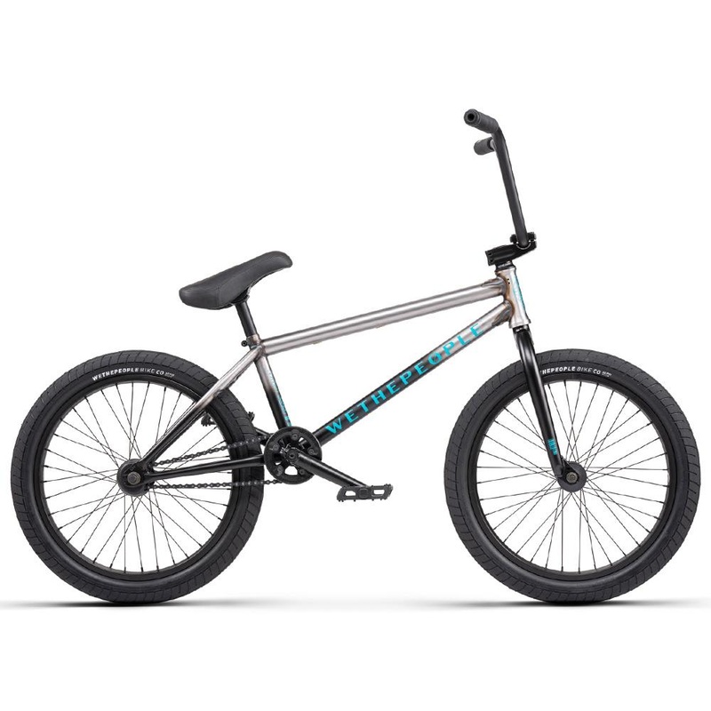 Wethepeople Justice 2023 BMX Bike – Black/Raw Fade/ 20.75