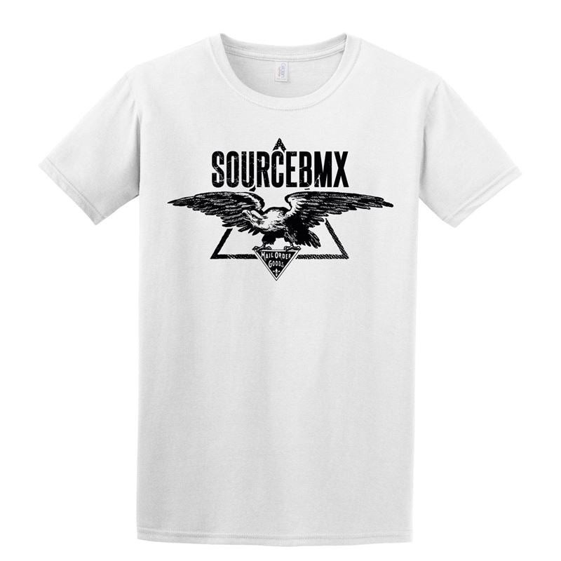 Source Mailorder Tee-White-Medium & Large & XXL & Youth Small (Age 5-6) & Small & Youth Medium (Age 7-8) & XL
