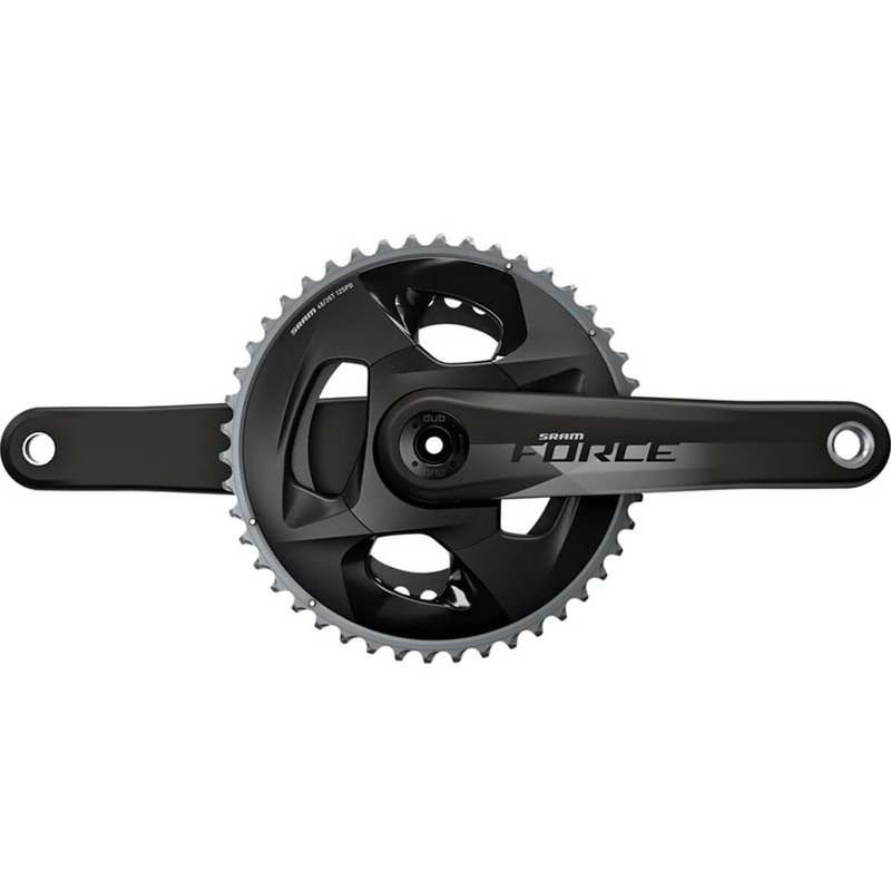 SRAM Force D1 DUB Chainset-172.5MM 46/33T & 172.5MM 48/35T-GLOSS BLACK