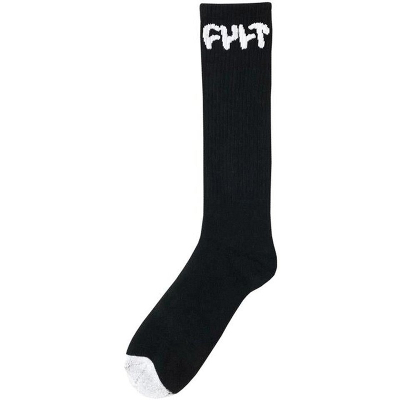 Cult Logo Long Socks – Black
