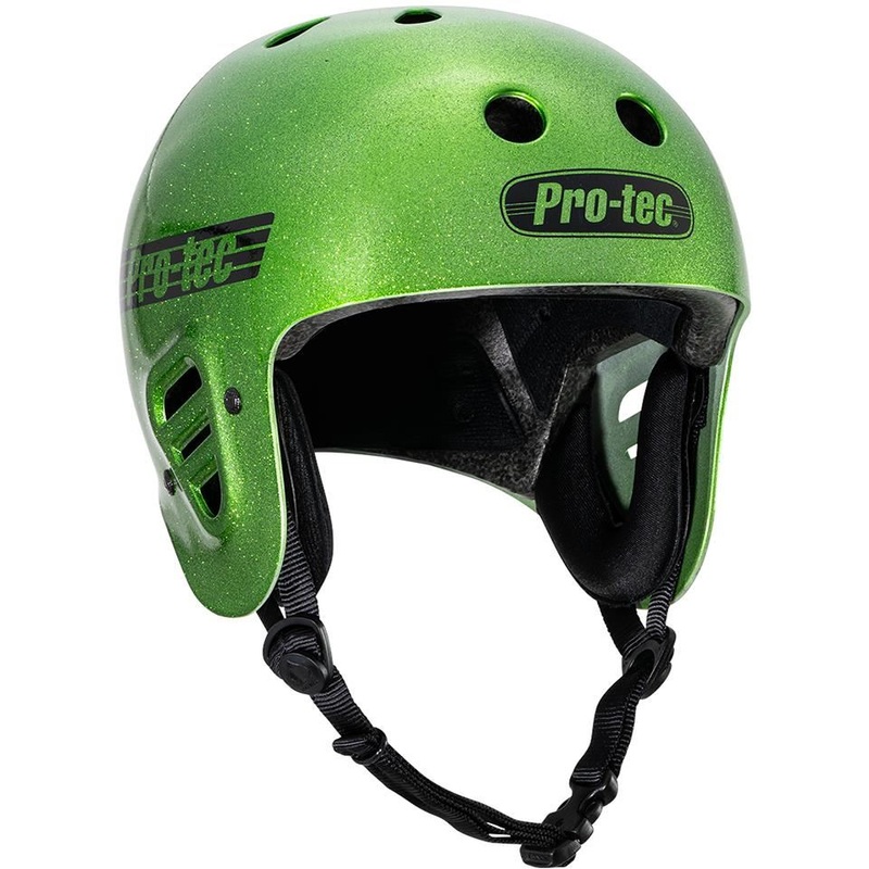 Pro-Tec Full Cut Helmet – Candy Green Flake