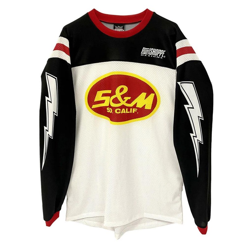 S&M Retro Oval Race Jersey – Black