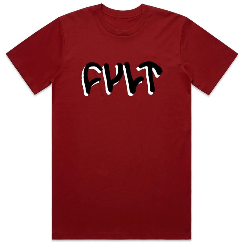 Cult Shadow T-Shirt – Scarlet Red