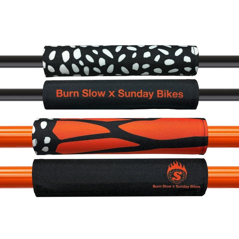 Sunday X Burn Slow Handlebar + Top Tube Pad Set (Reversible) – Monarch/Branded