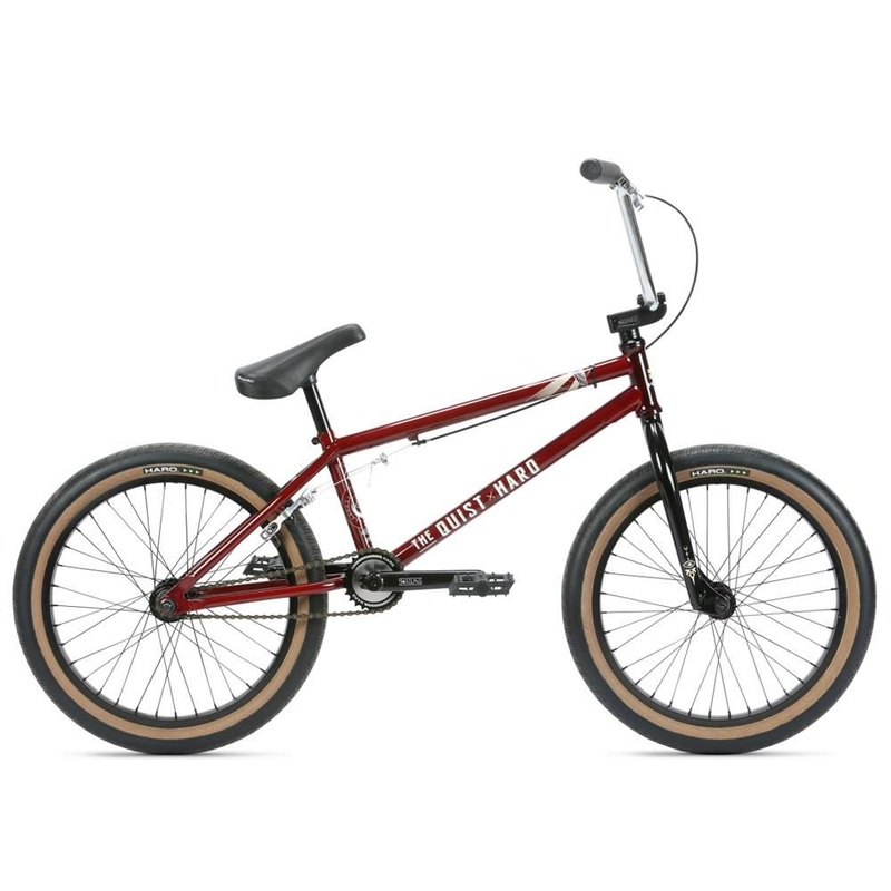 Haro Quist BMX Bike-Transparent Red
