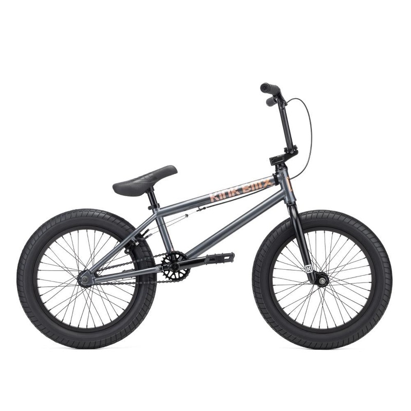 Kink Kicker 18 BMX Bike 2026-Gunmetal Grey