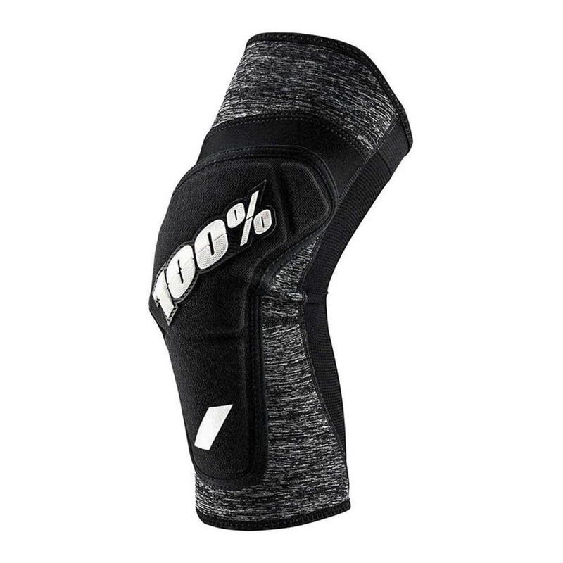 100% Ridecamp Knee Pads – Heather Grey/Black