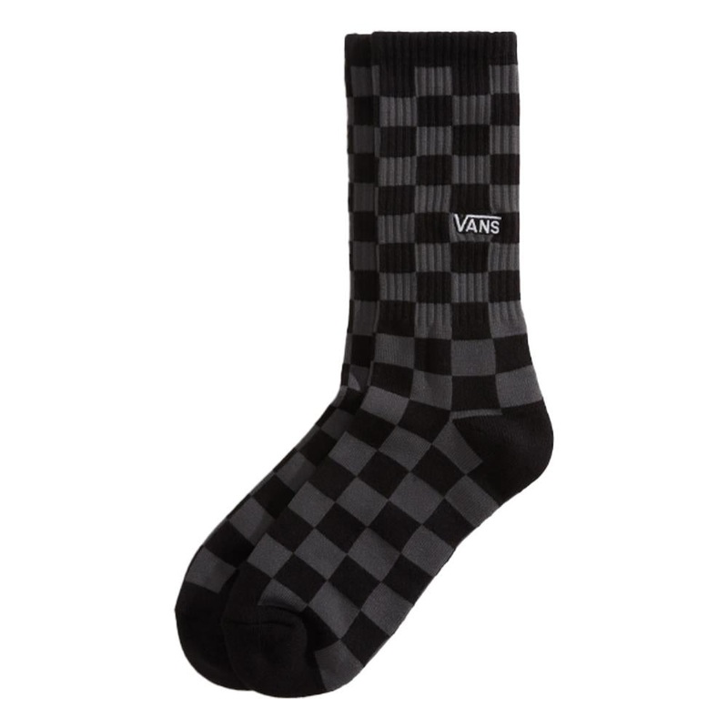 Vans Checkerboard Crew Socks – Checkerboard Black/Charcoal