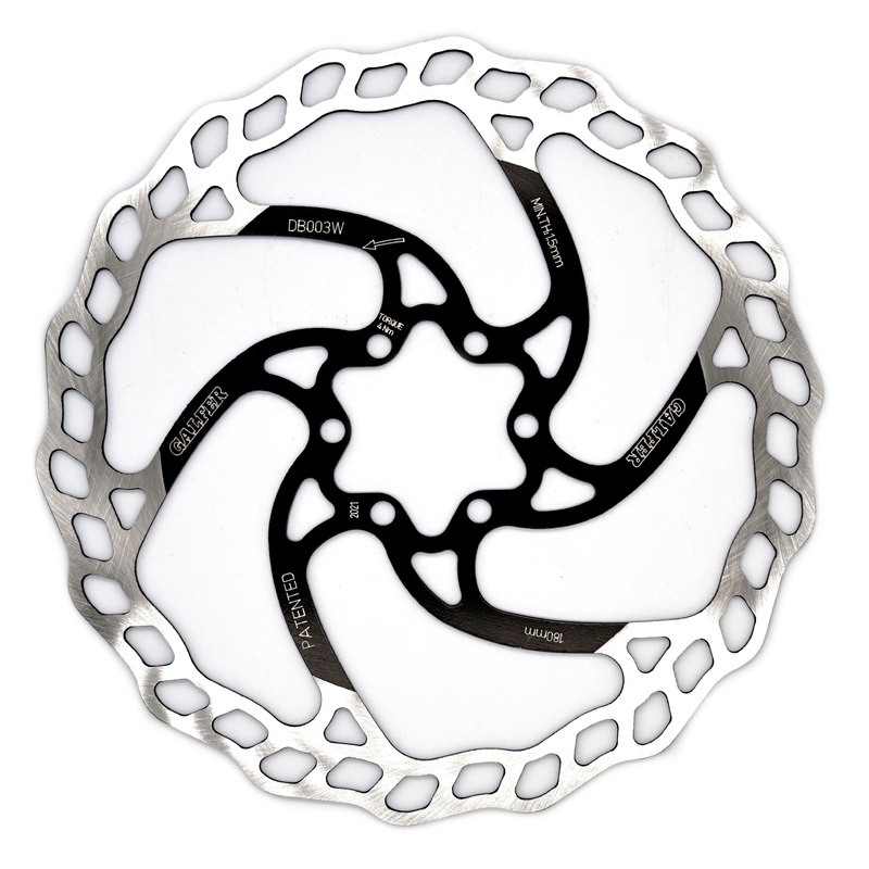 Galfer Wave Disc Brake Rotor, 180mm 1.8mm