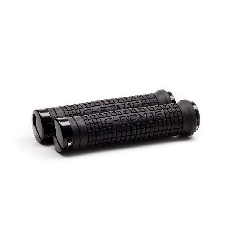 Chromag Squarewave XL Grips-Black