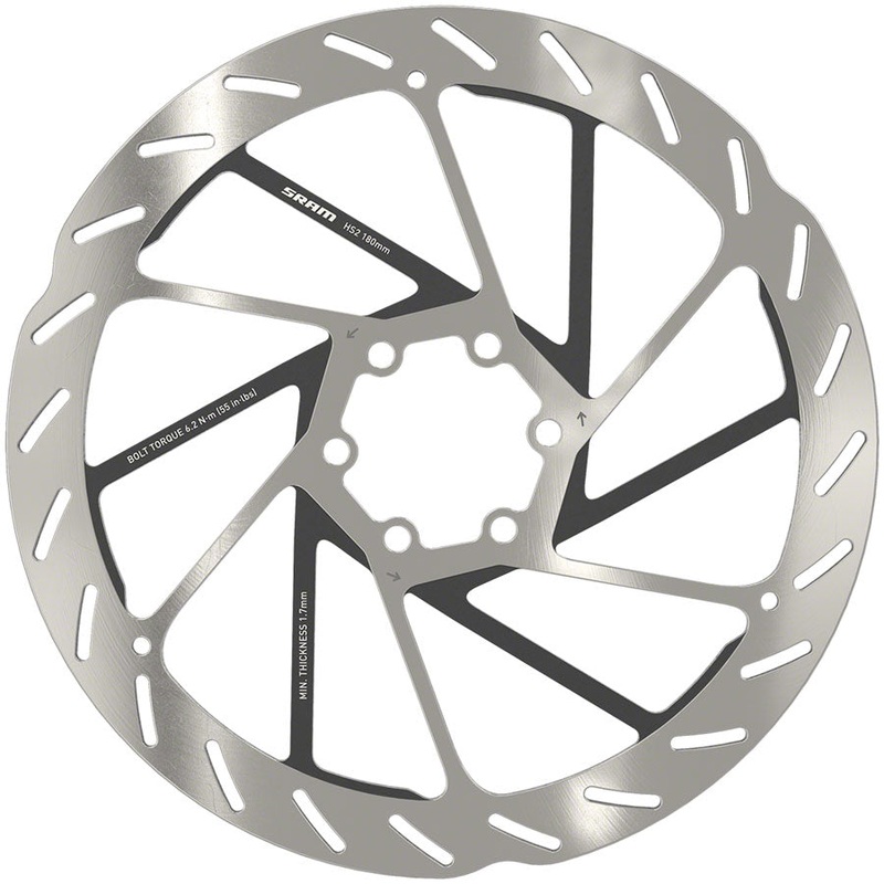 Sram HS2 Disc Brake Rotor – 180mm, 6-Bolt