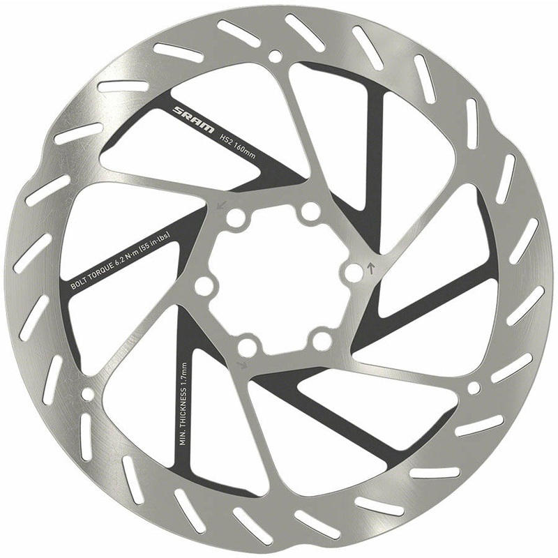 SRAM HS2 Disc Brake Rotor – 160mm, 6-Bolt