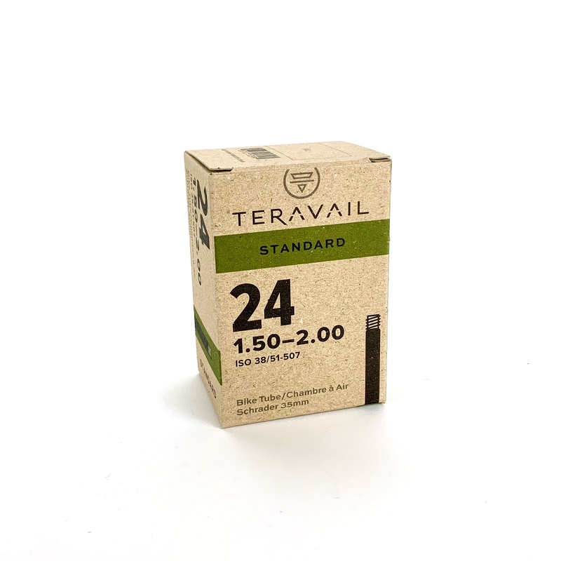 Teravail Standard Schrader Tube – 24 x 1.50-2.00, 35mm