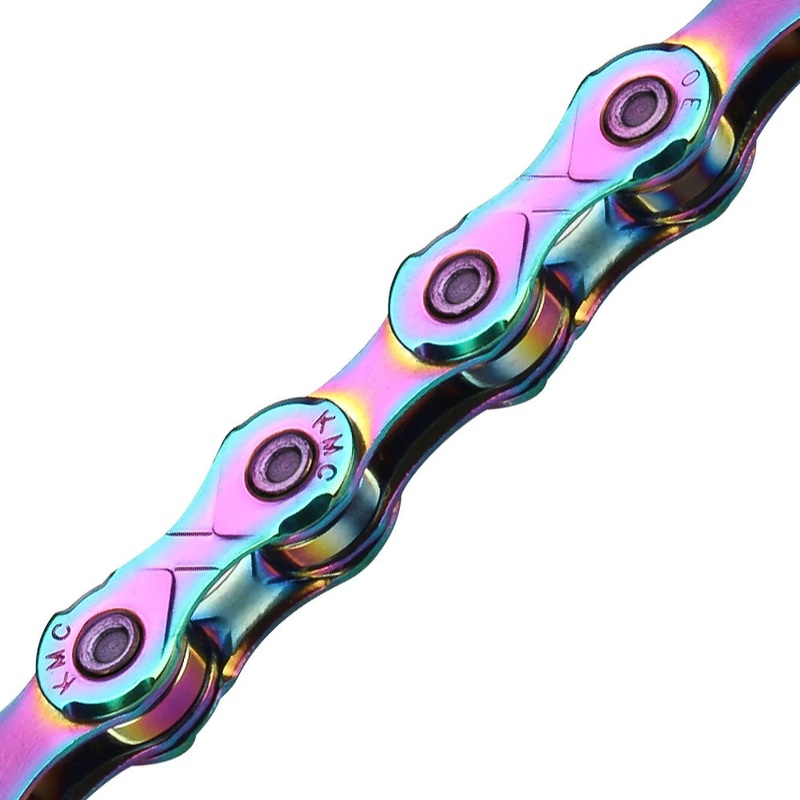 KMC X12 12-speed Aurora Oil Slick Blue Chain