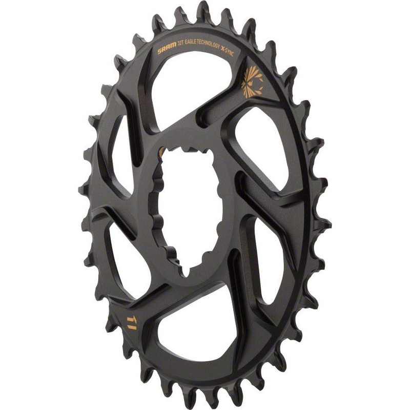 SRAM X-Sync 2 Eagle Direct Mount Chainring 32t Boost 3mm Offset w/Gold Logo