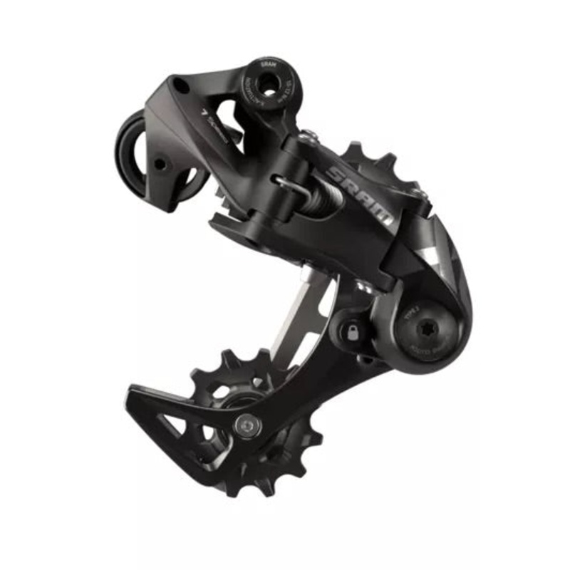 Sram X01 DH Rear Derailleur – 7-speed, Medium Cage, Black, with Clutch, A3