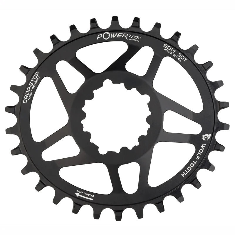 Wolf Tooth Components Sram Elliptical Chainring – Direct Mount, Boost, 30t