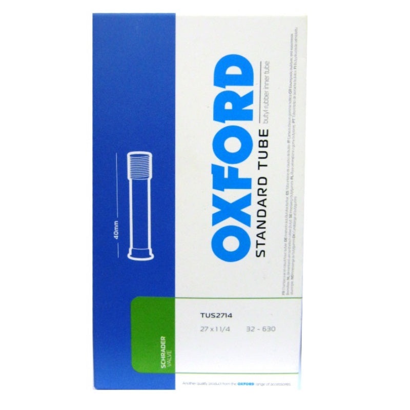27 x 1 1/4 Oxford Inner Tubes-TUBE OXFORD 27 X 1 1/4 SV (EA)