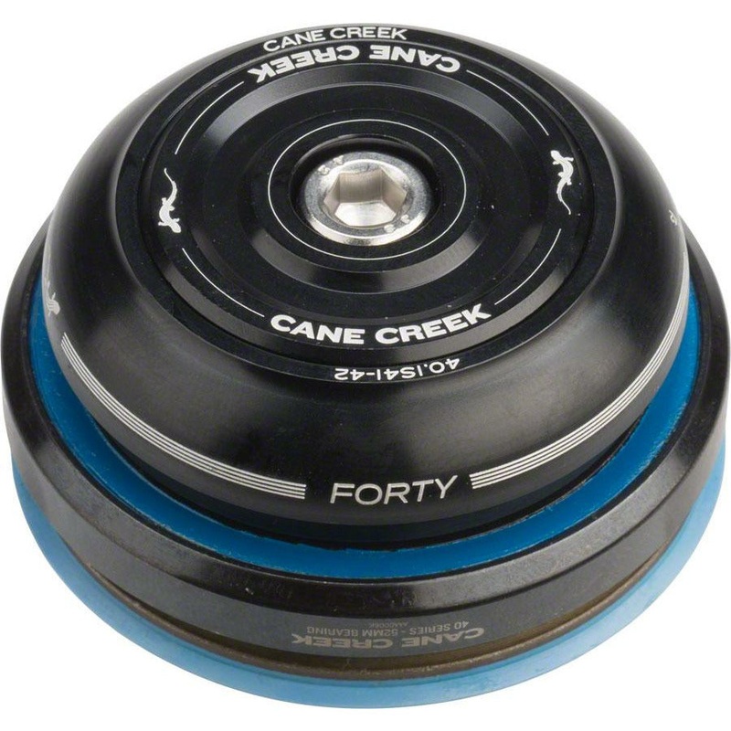 Cane Creek 40 IS42/28.6 IS52/40 Short Cover Headset, Black