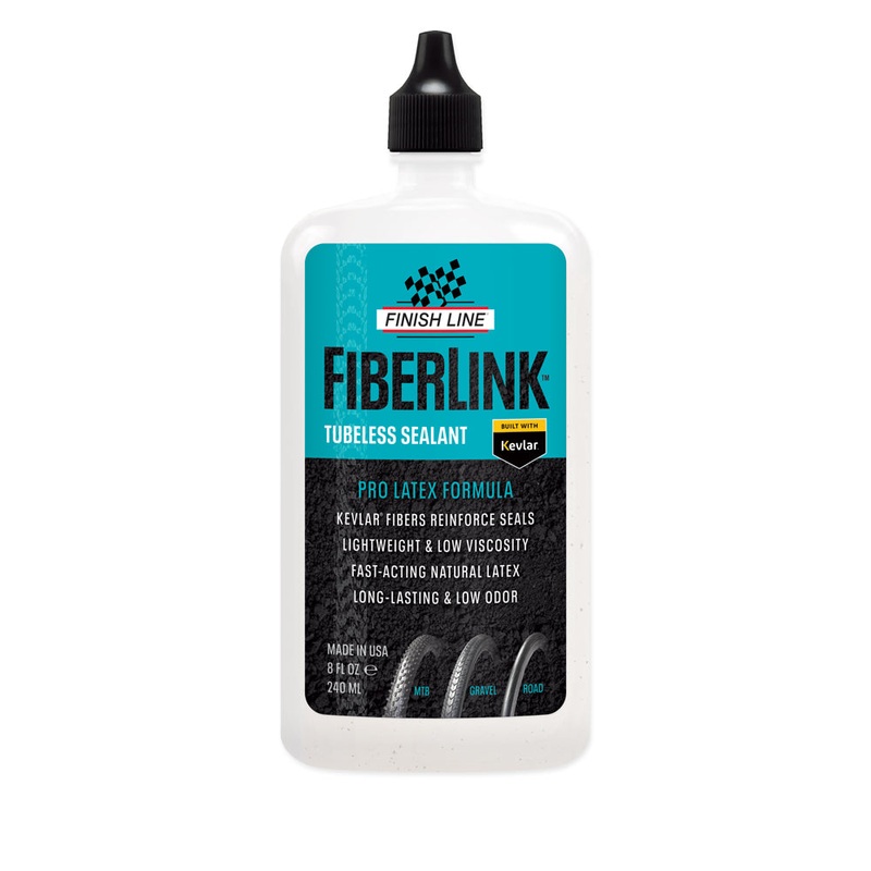 Finish Line Fiberlink Pro Latex Tubeless Tyre Sealant 240ml bottle