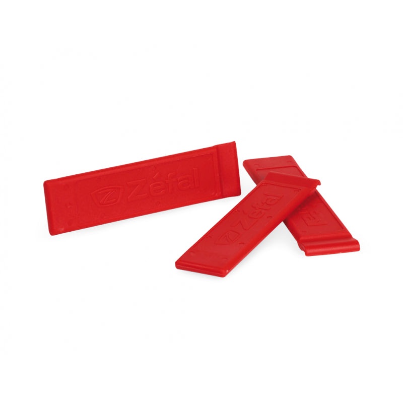 Zefal Z-Lever Tyre Levers-TYRE LEVER ZEFAL Z LEVER NYLON RED (3) (SET)